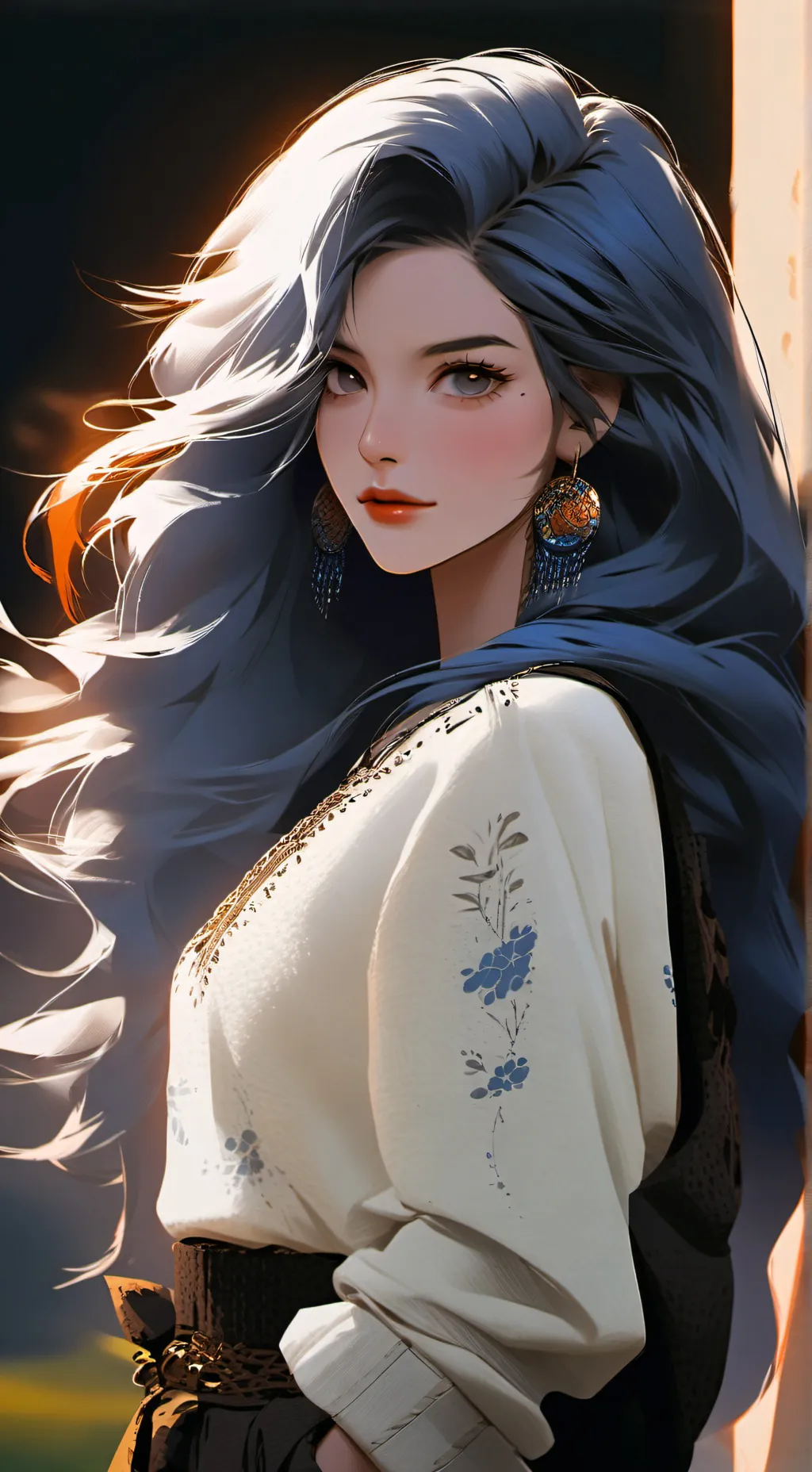 ai character: Dixie  background