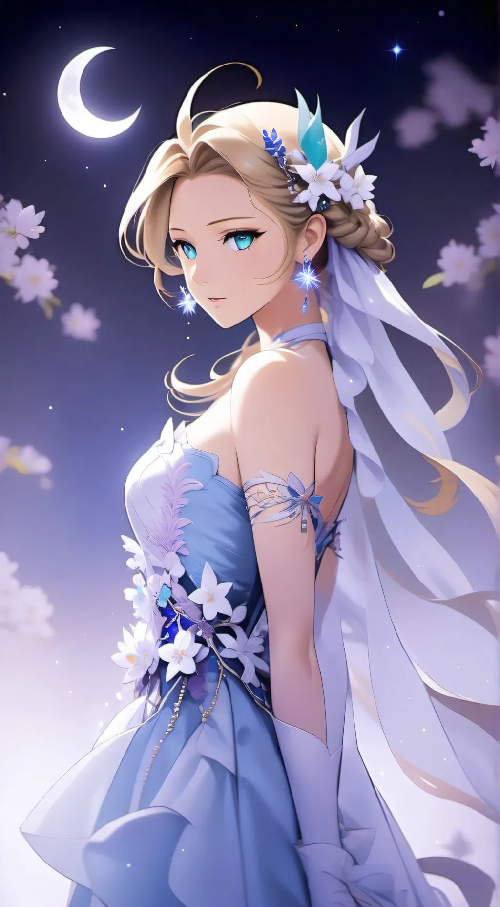 ai character: Hikari background
