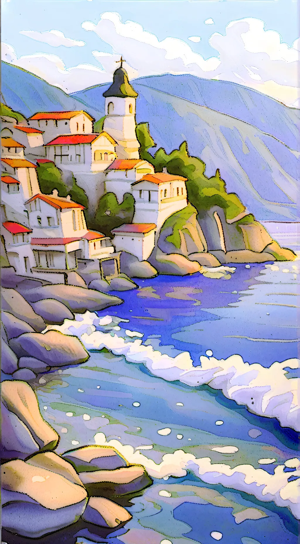 ai character: One piece background