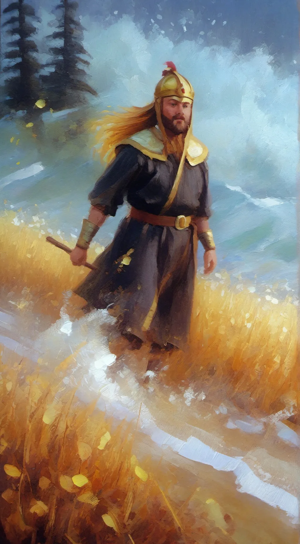 ai character: gray gojo  background