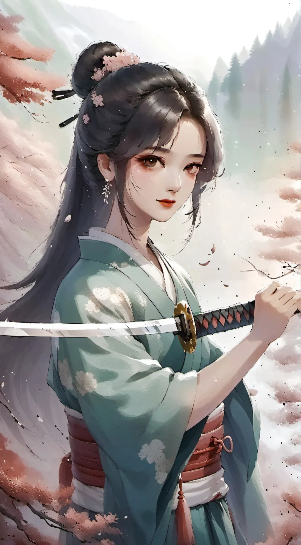 ai character: kny background