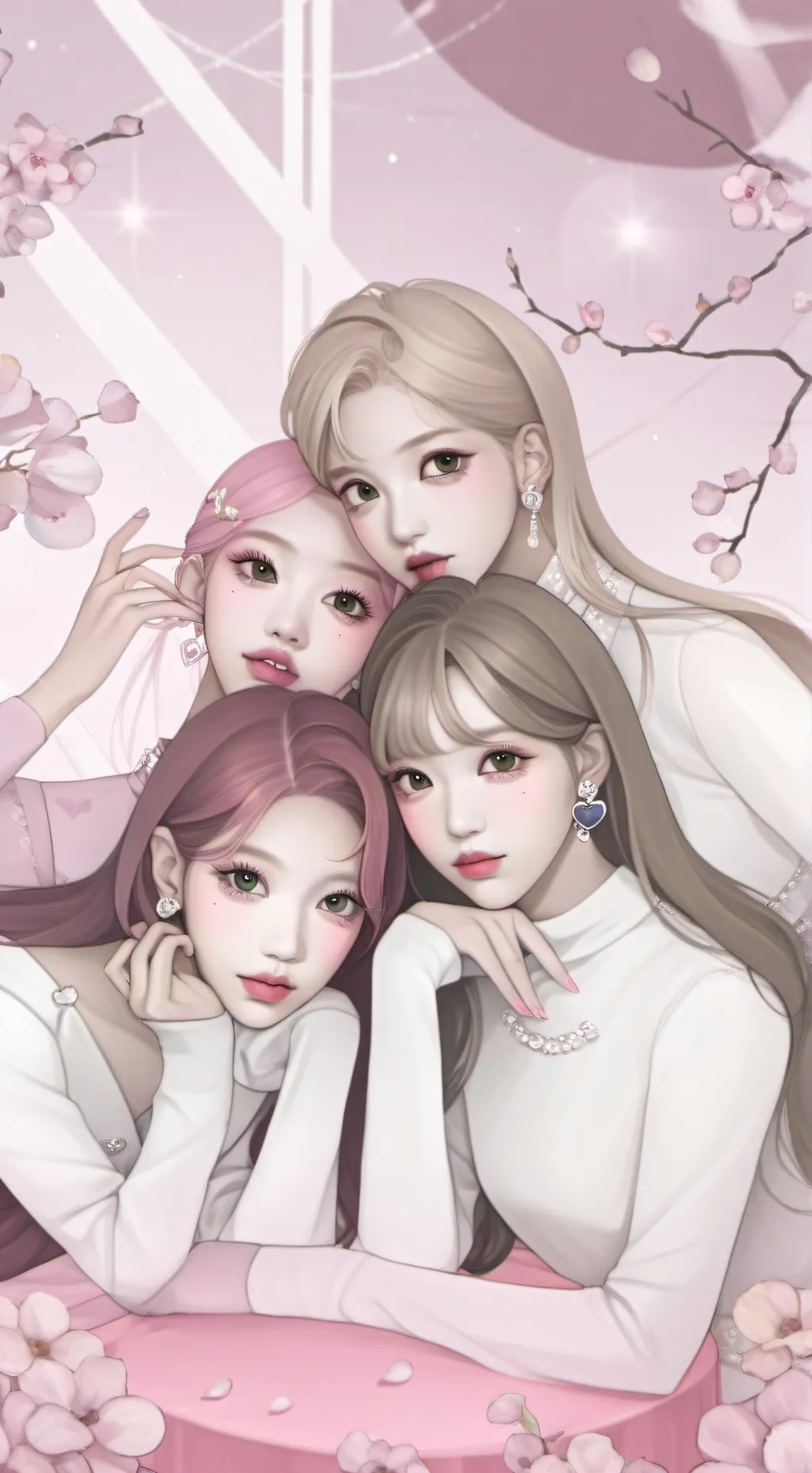 ai character: 💗BLACKPINK🖤 background