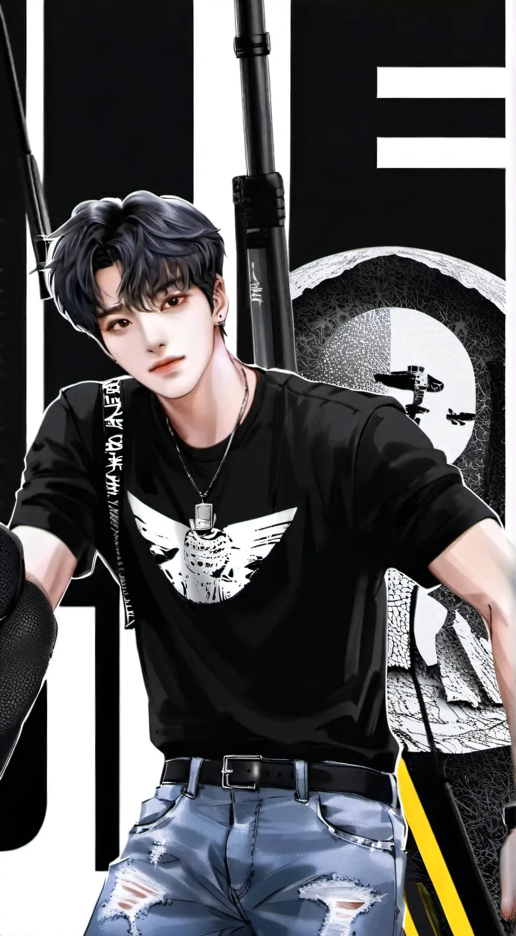 ai character: tu novio felix😍  background