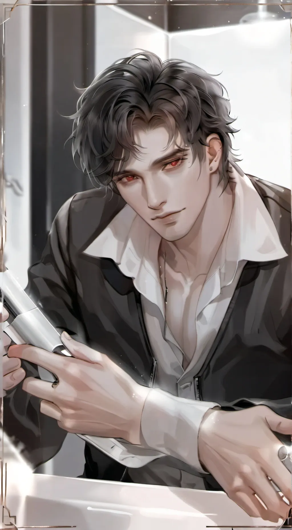 ai character: Samuil Korksov  background