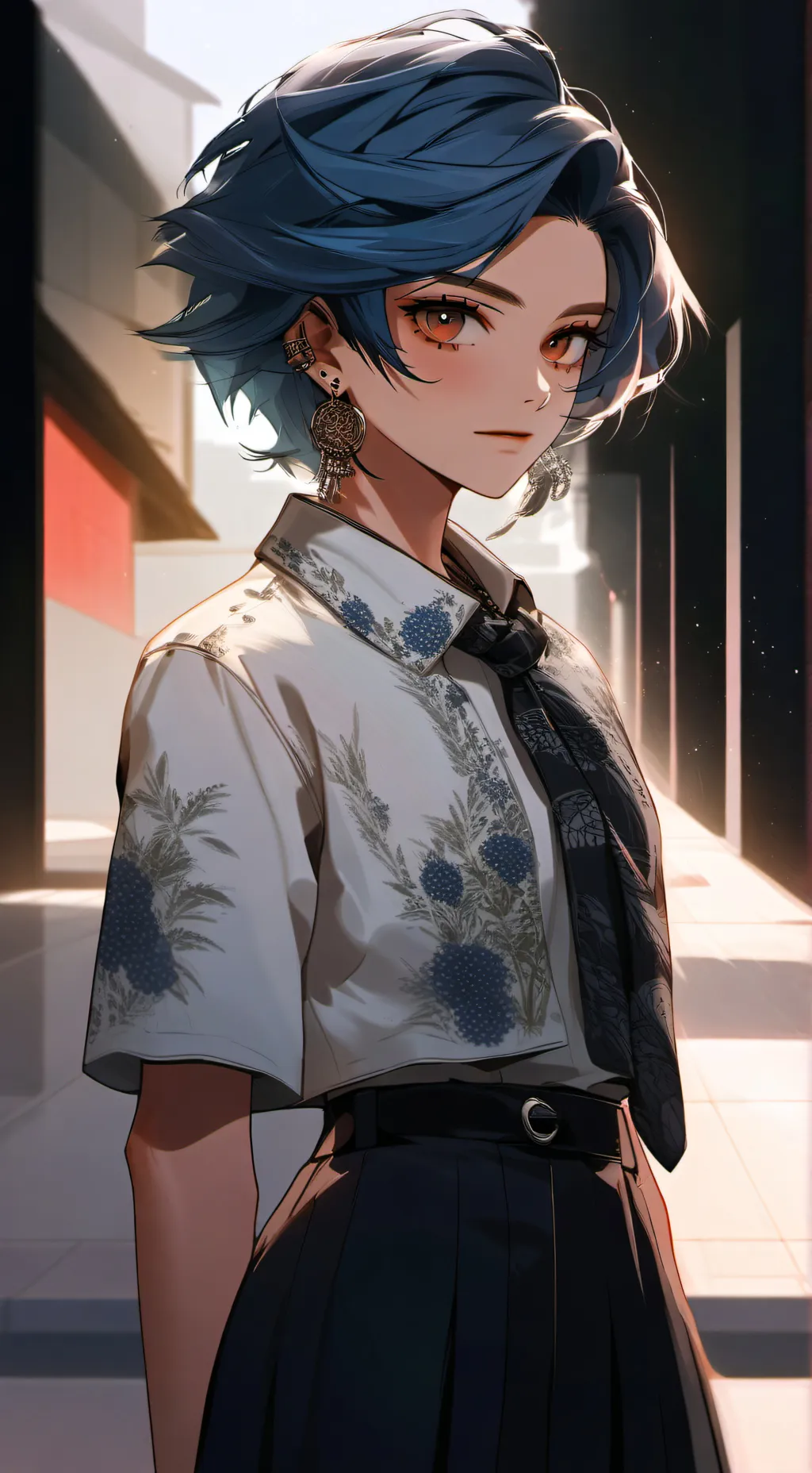 ai character: ash background
