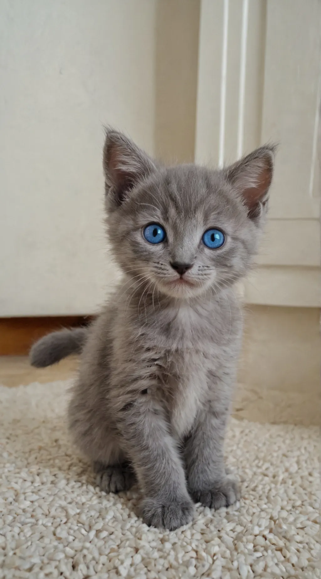 ai character: Little miss meow background