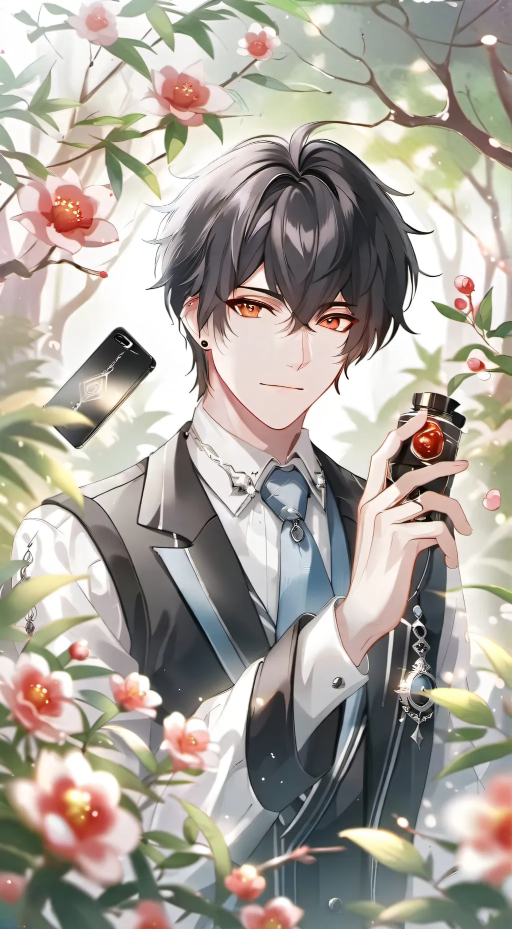 ai character: gato background