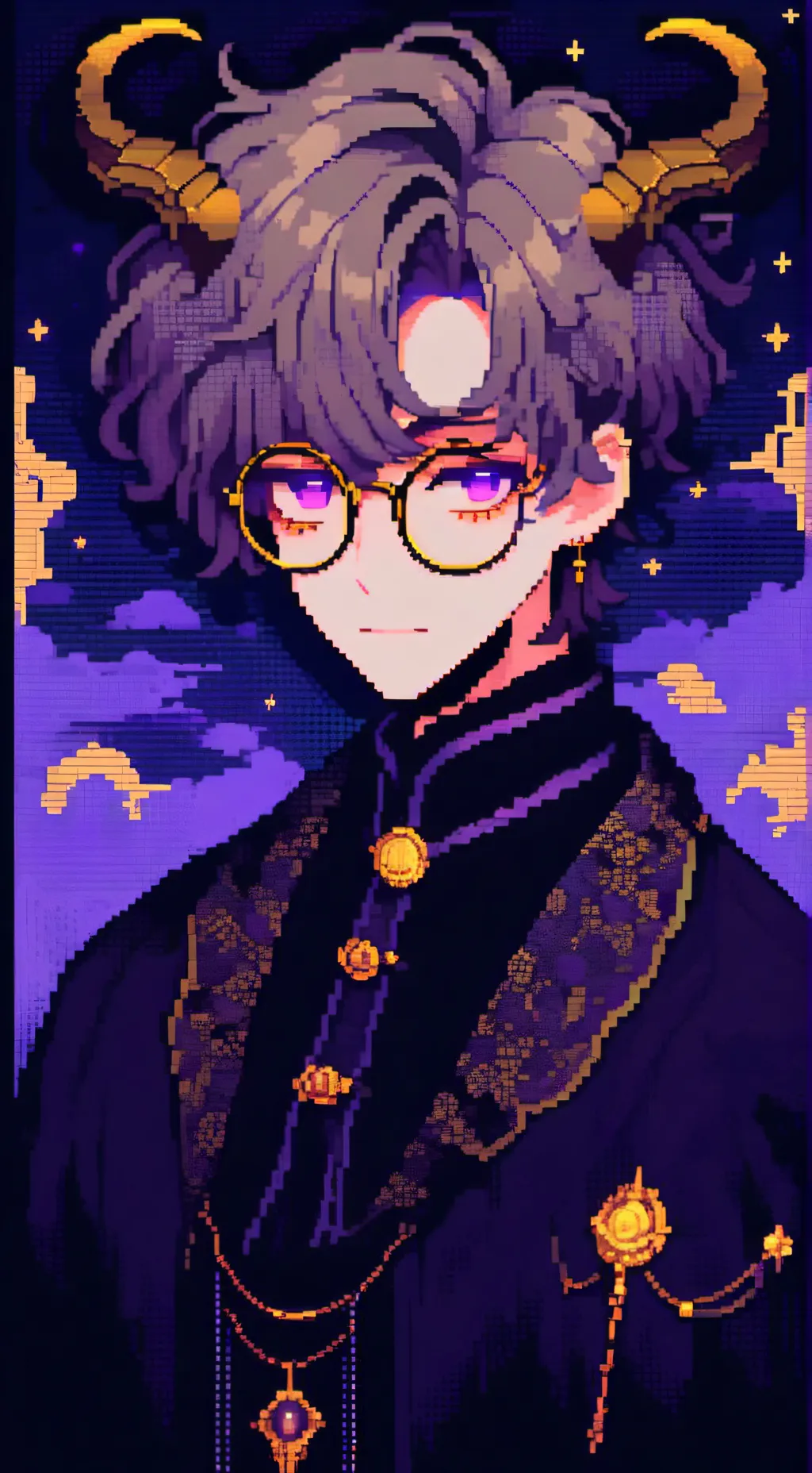 ai character: The devil background