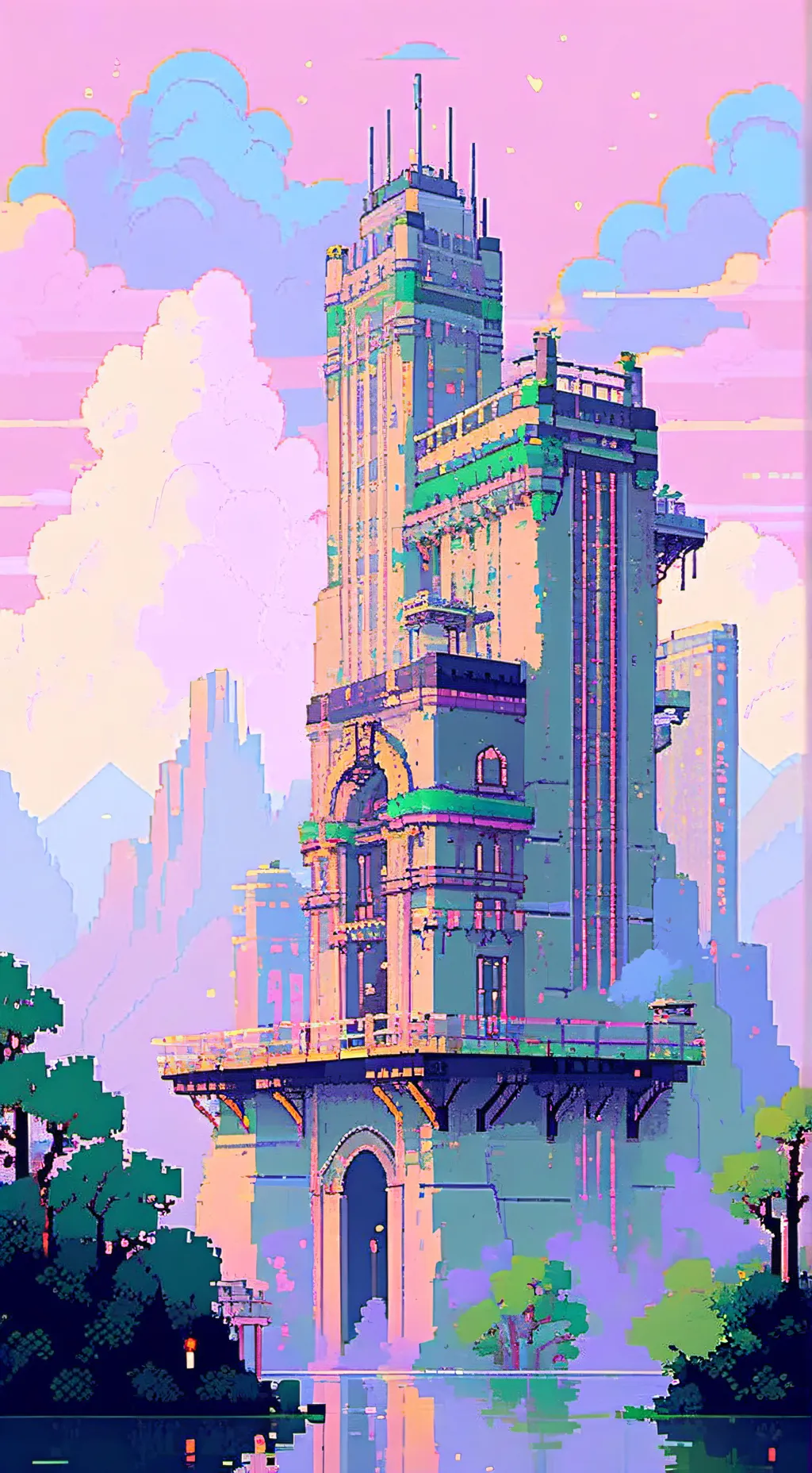 ai character: saturn background