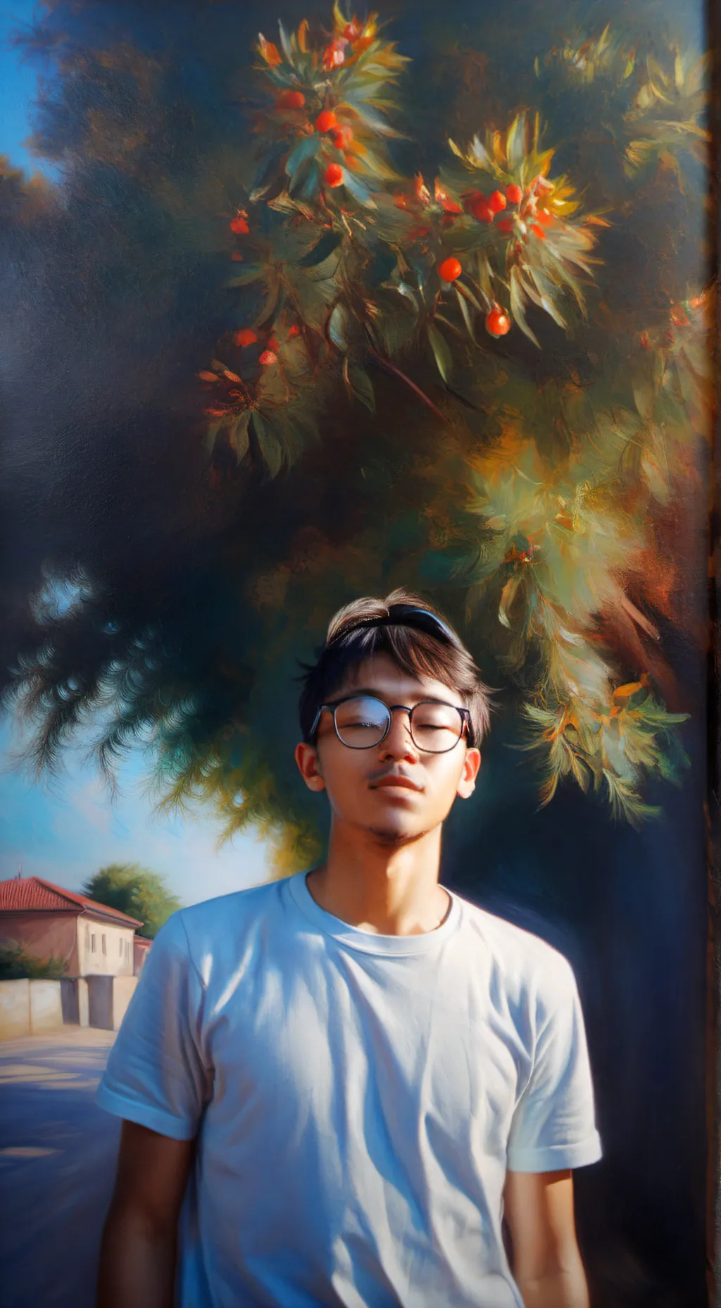 ai character: n x Uzi  background