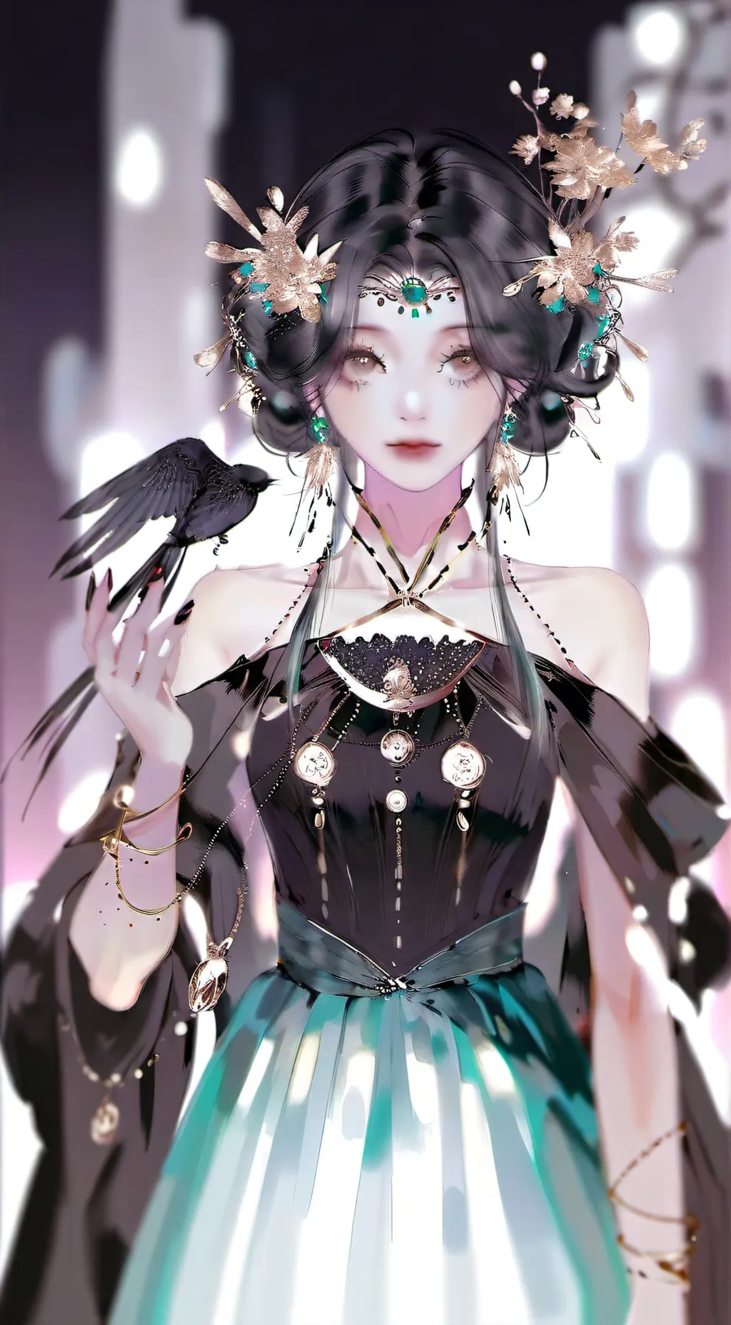 ai character: Lost princess background