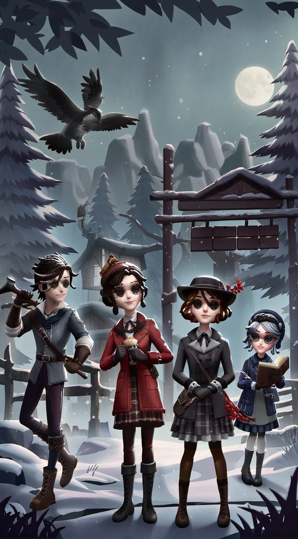ai character: What are you doing background