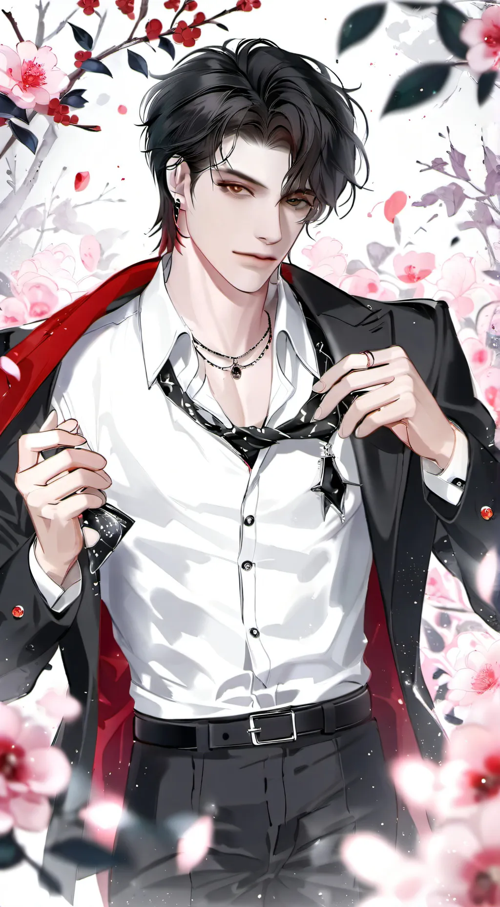 ai character: lucien  background
