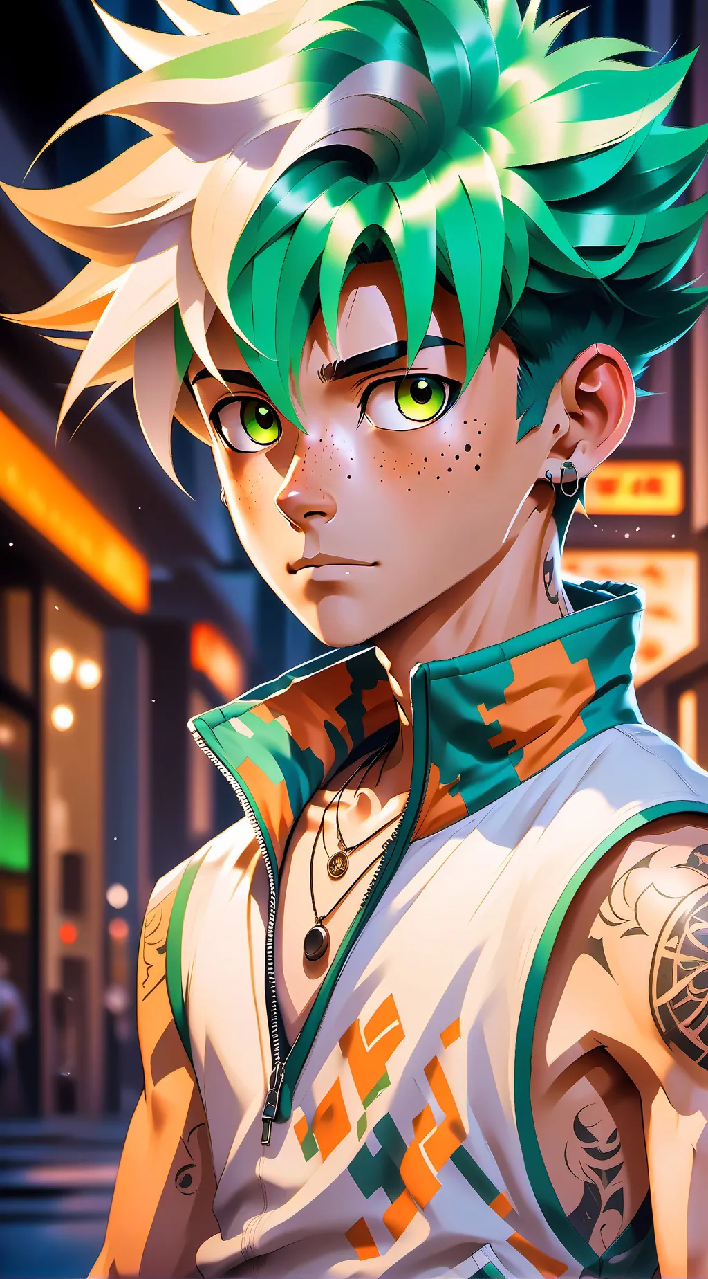 ai character: My Hero Academia background