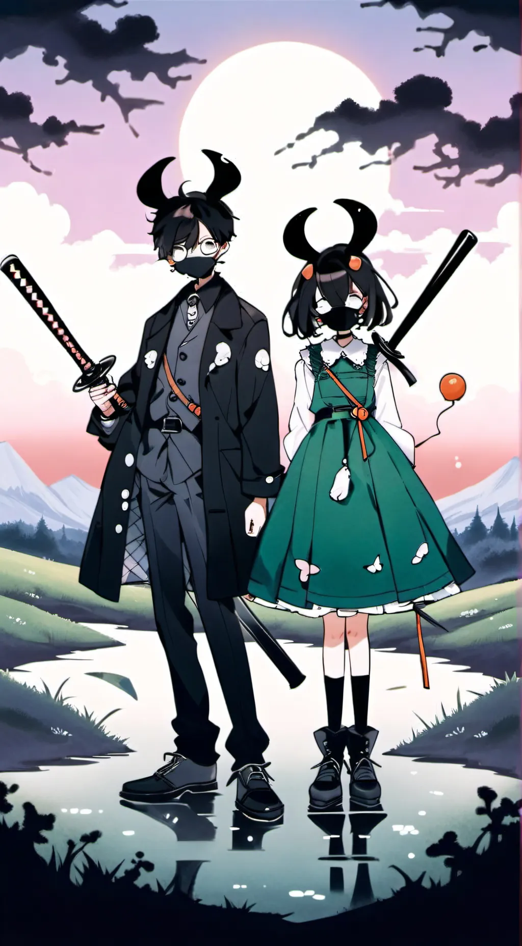 ai character: Dandy world hate background