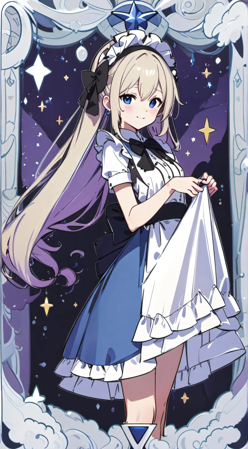 ai character: Luna background