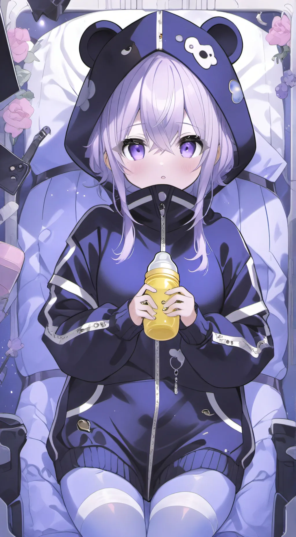 ai character: 夏染染 background
