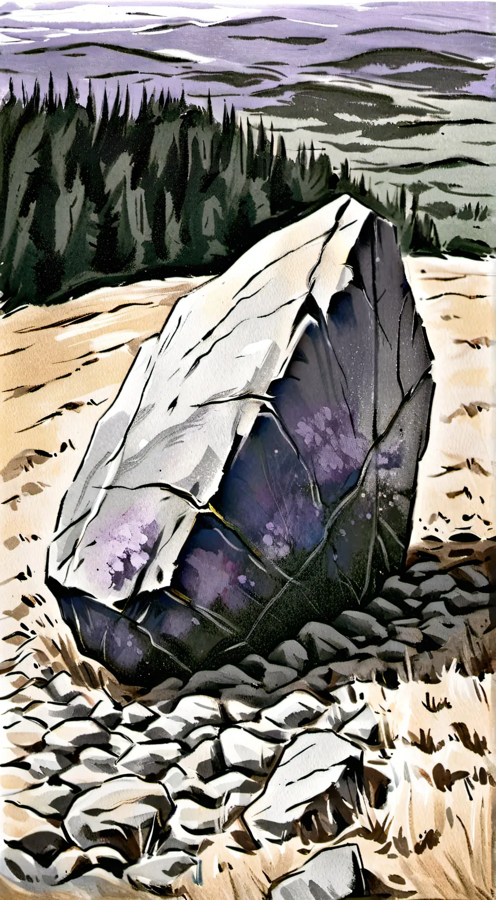 ai character: rock background