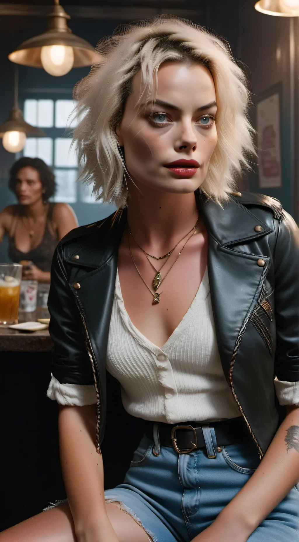 ai character: Punk Film 7 background