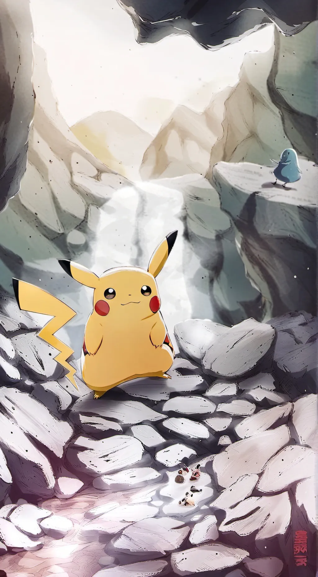 ai character: Pikachu background