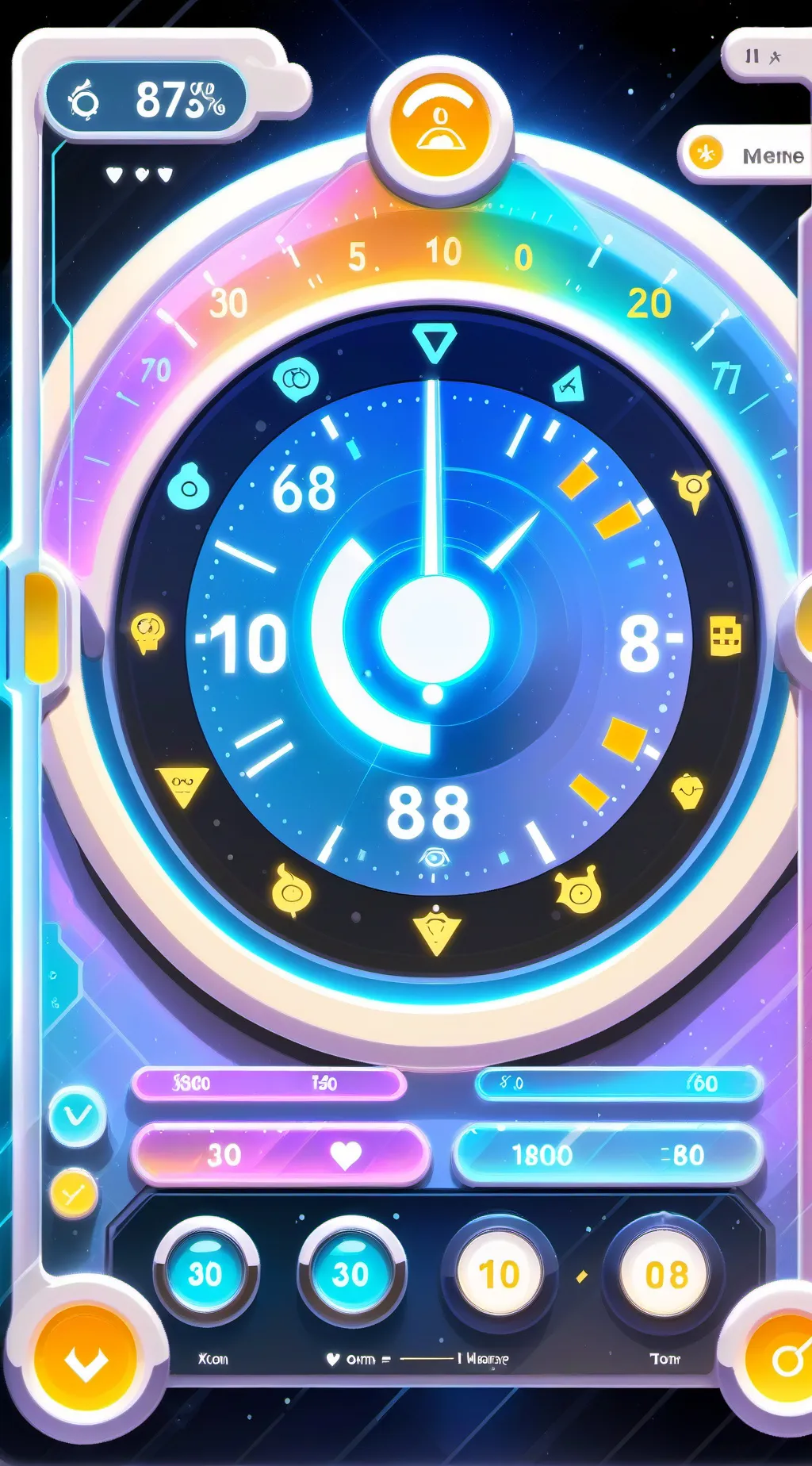 ai character: scary baboon background