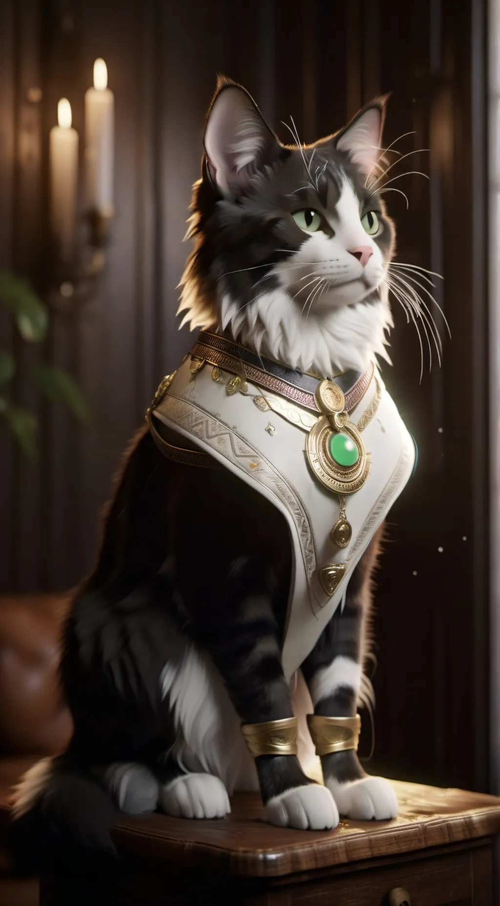 ai character: MIGHTY APOLLO  background