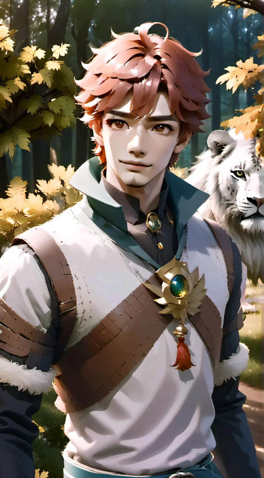 ai character: 🦁Leonard🦁 background