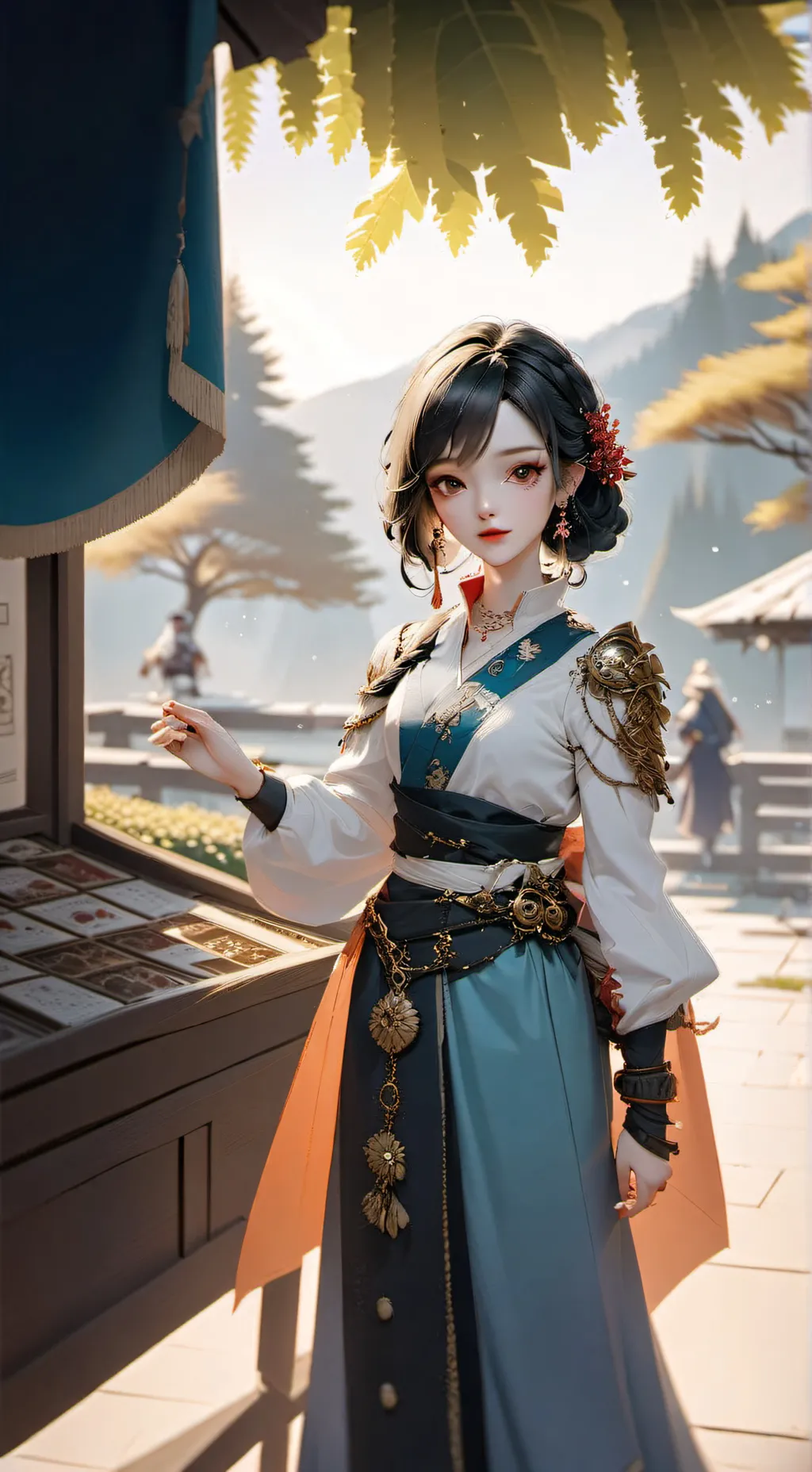 ai character: Jade background