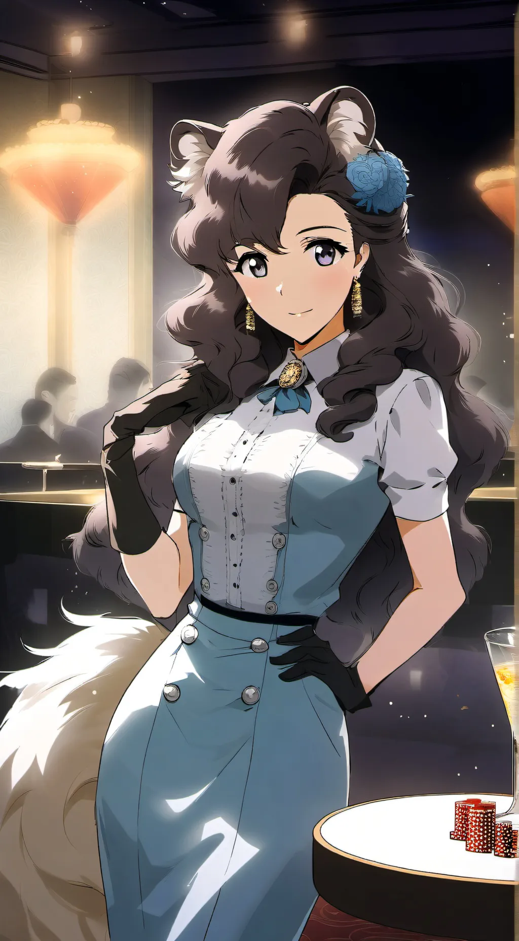 ai character: Riza Takanashi background