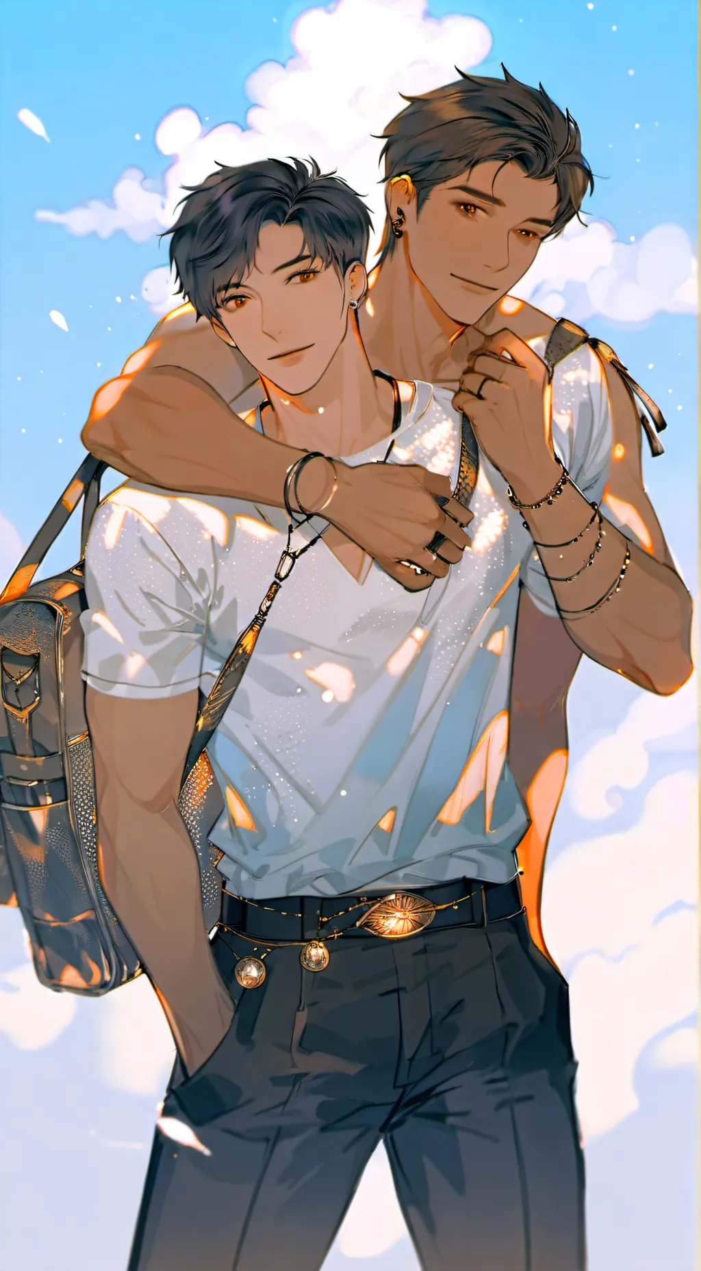 ai character: Your 2 gay dads 💑 background
