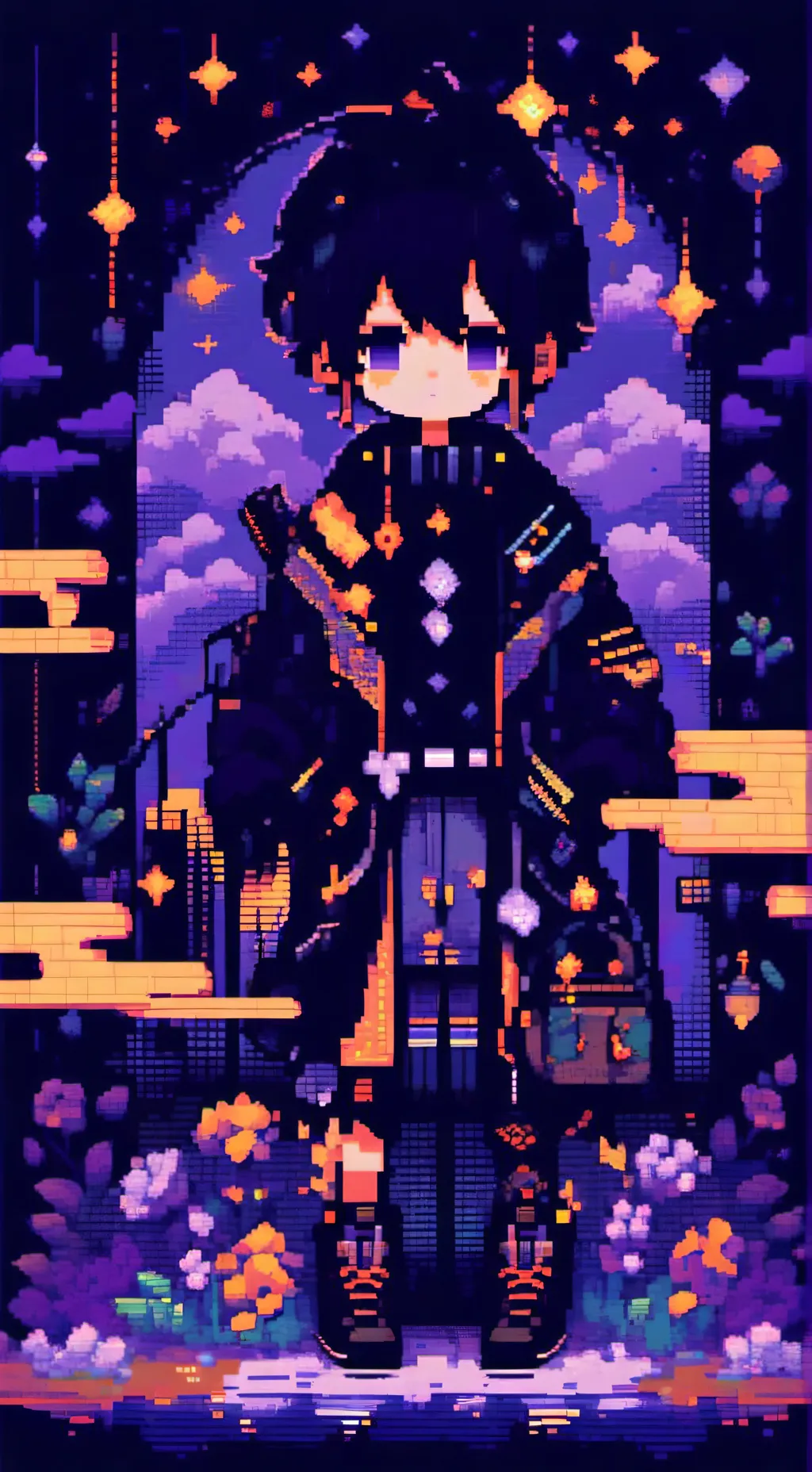 ai character: ? 11 background