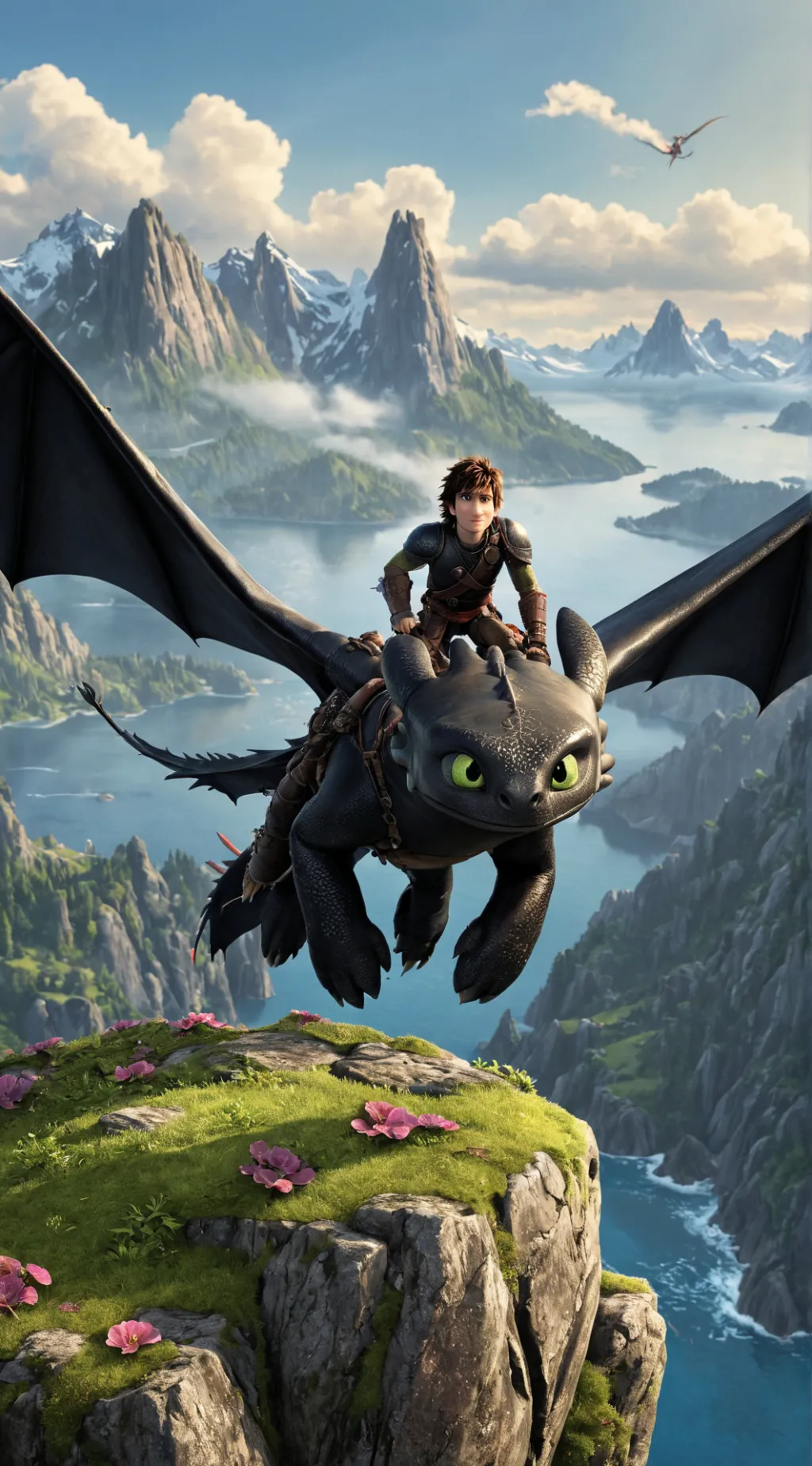 ai character: Httyd  background