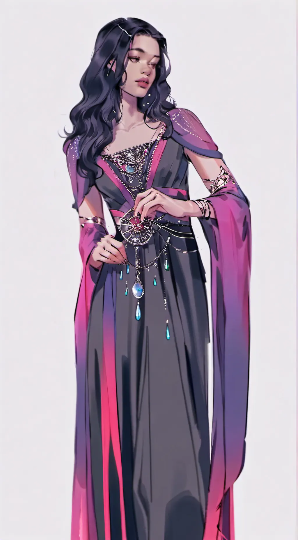 ai character: kny background