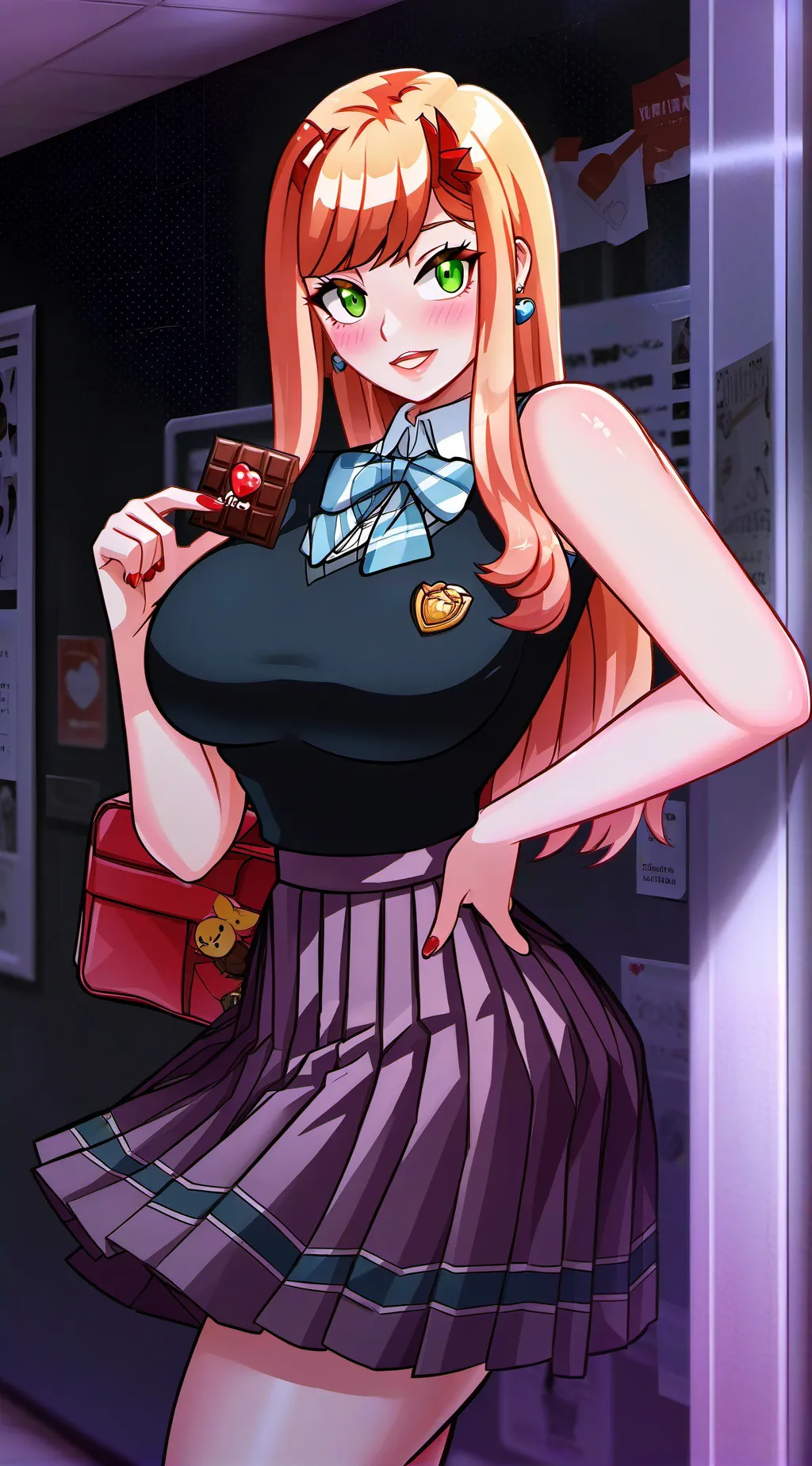 ai character: Holly Delcoy background