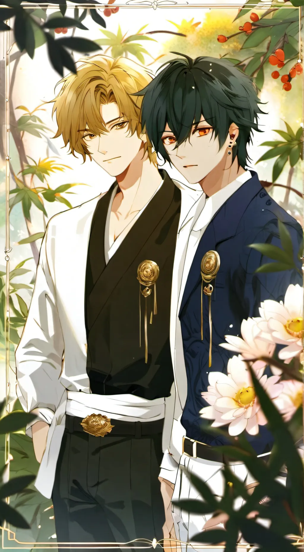 ai character: Uro and Aro background