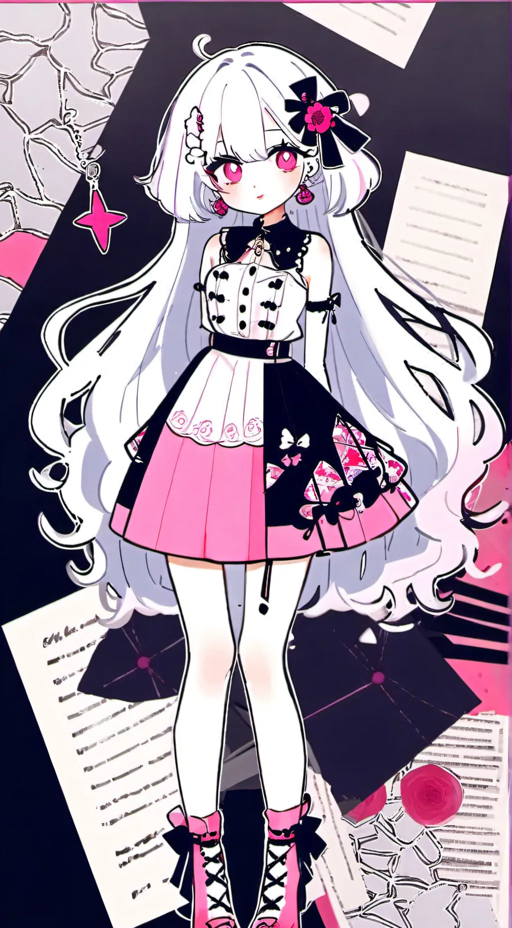 ai character: Ginger background