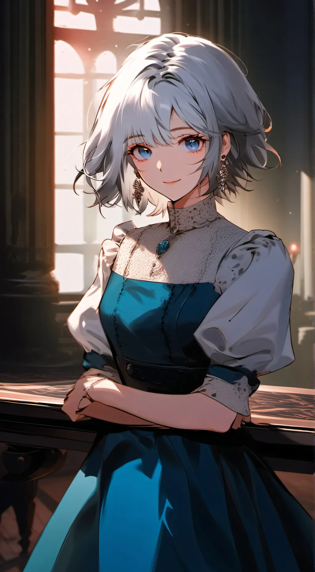 ai character: Elena  background