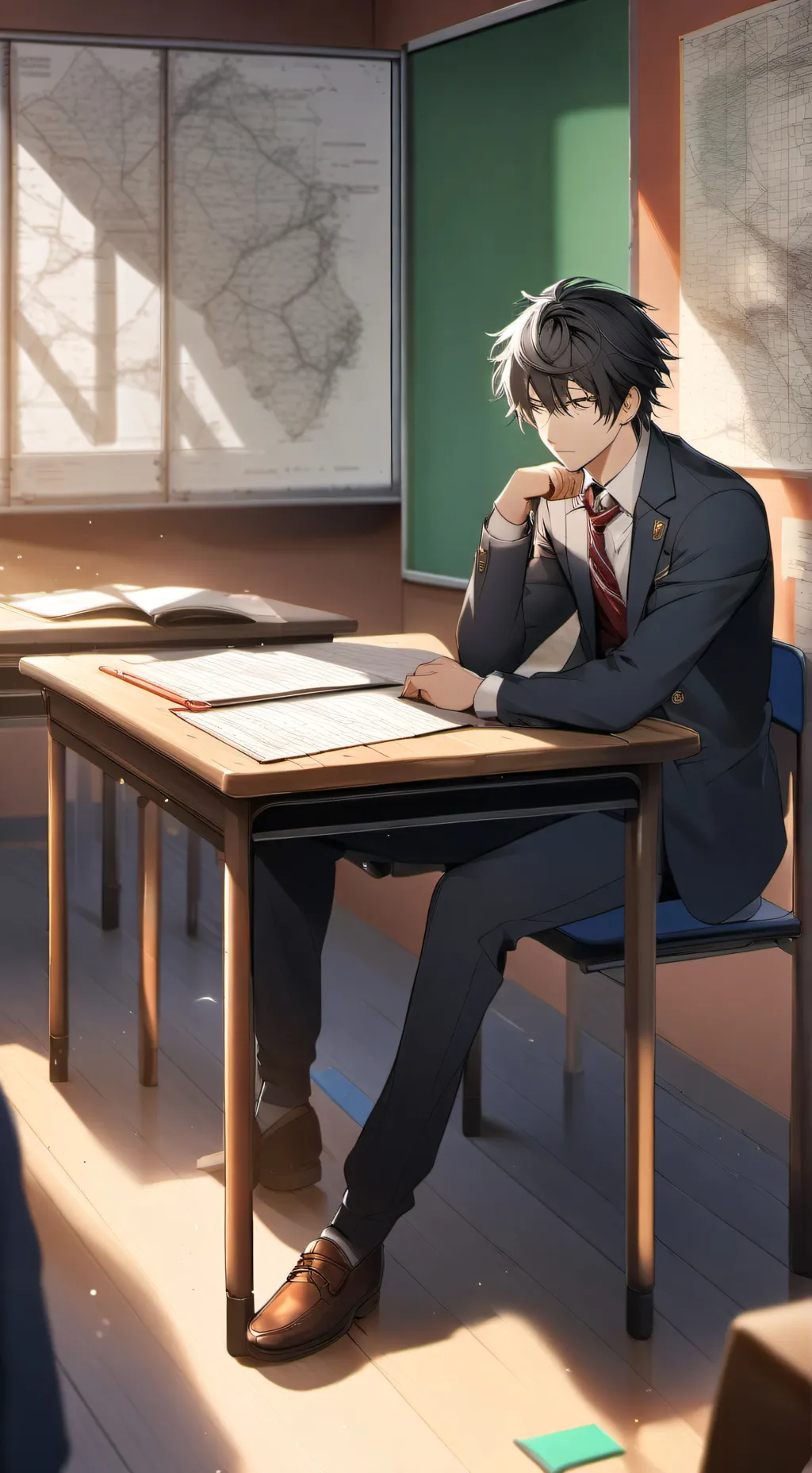ai character: mha but bakugo die background