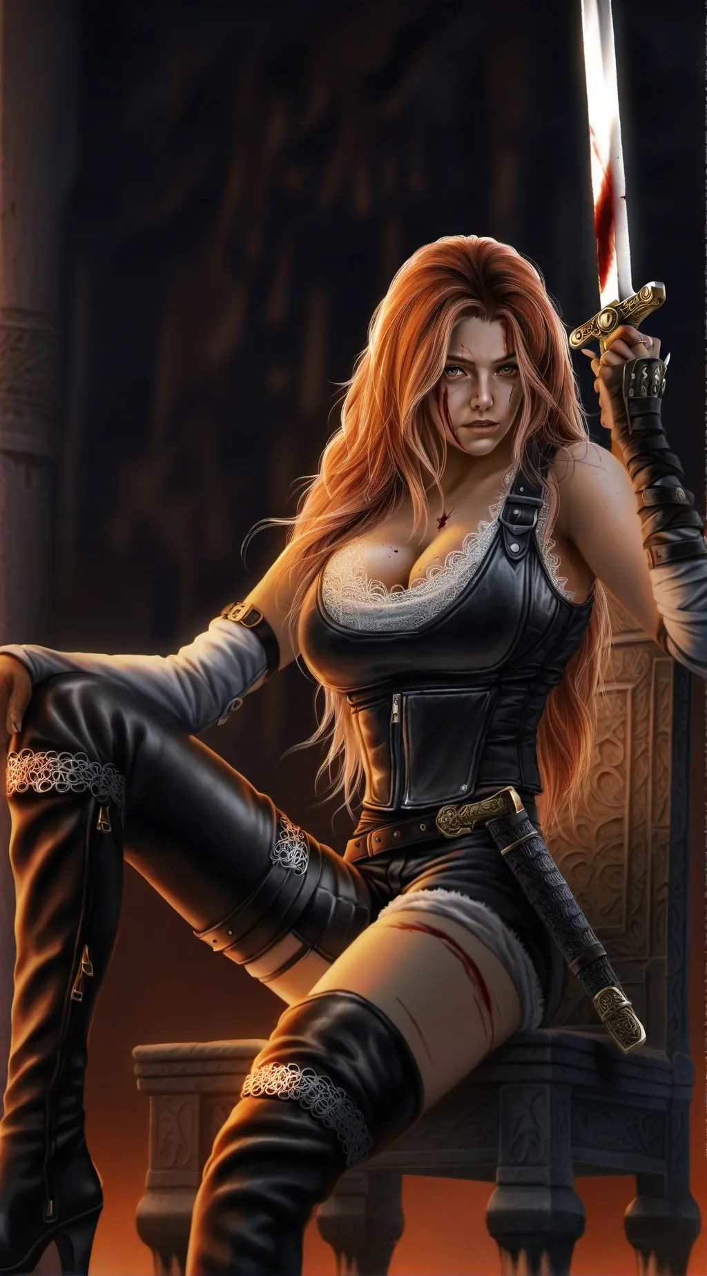 ai character: Aurora  background