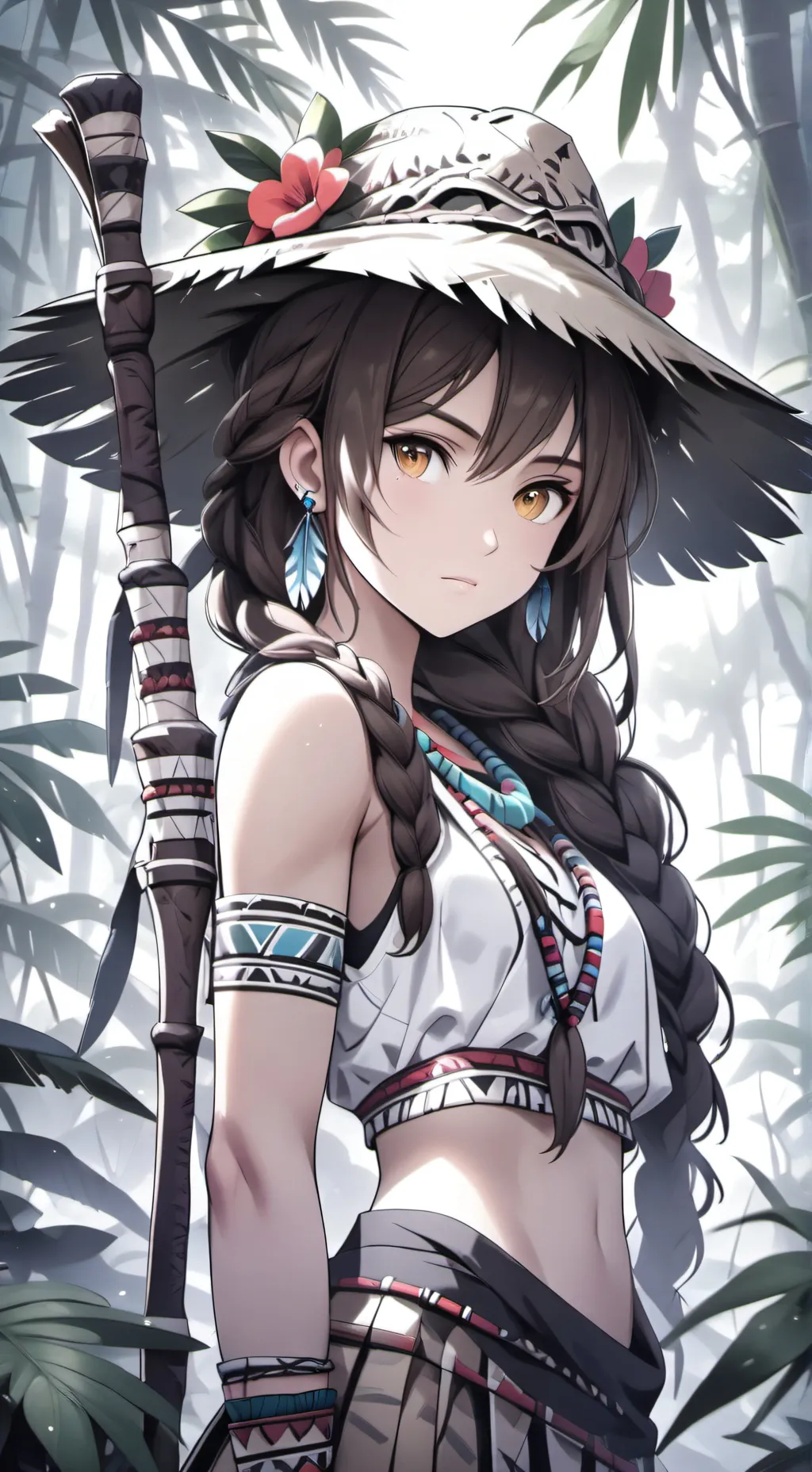 ai character: Cecília Silveira background