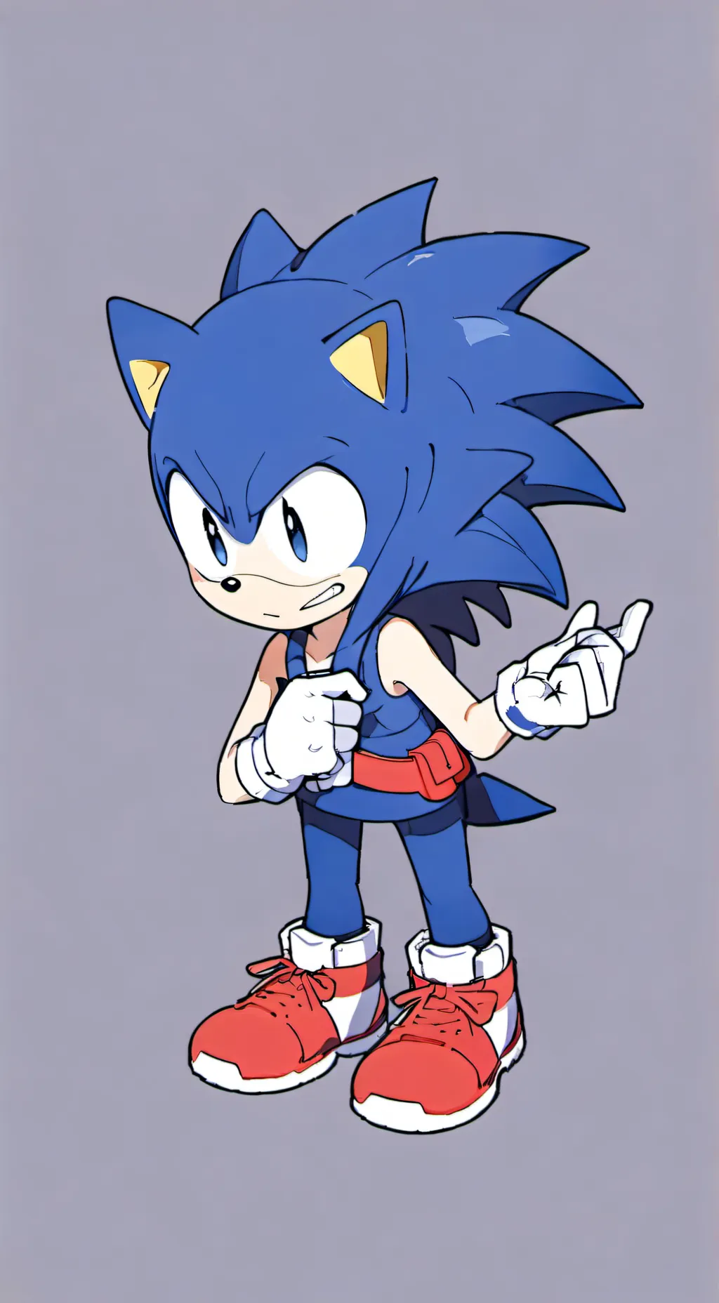 ai character: 💨🩵Sonic Maurice💨💙  background