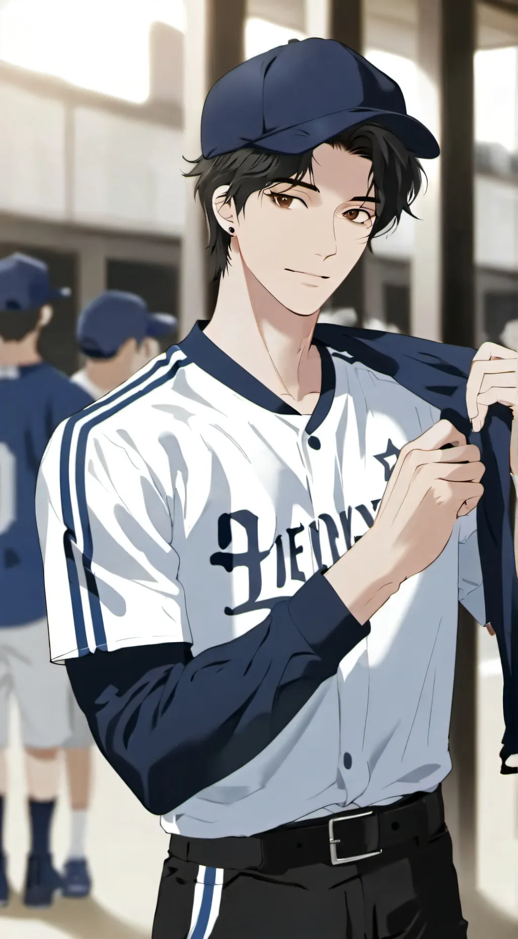 ai character: Ethan  background