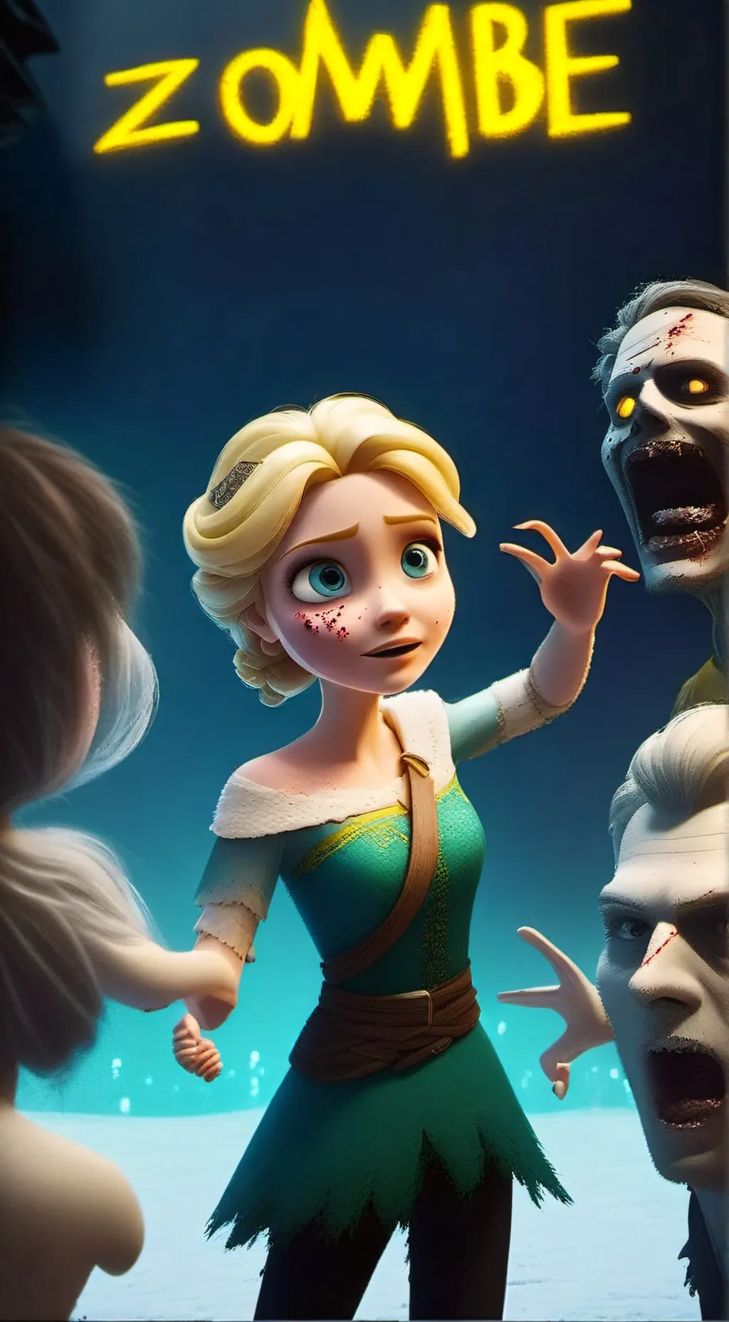 ai character: Elsa  background