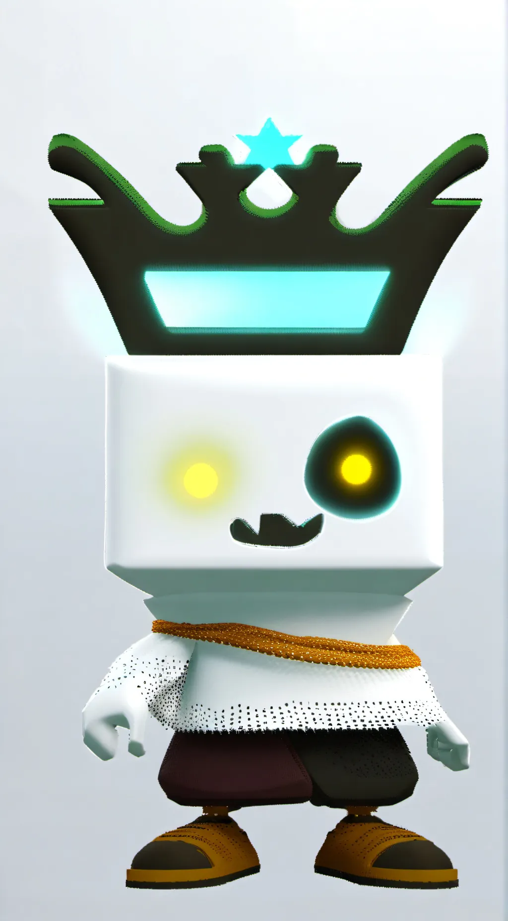 ai character: Noob Blox background