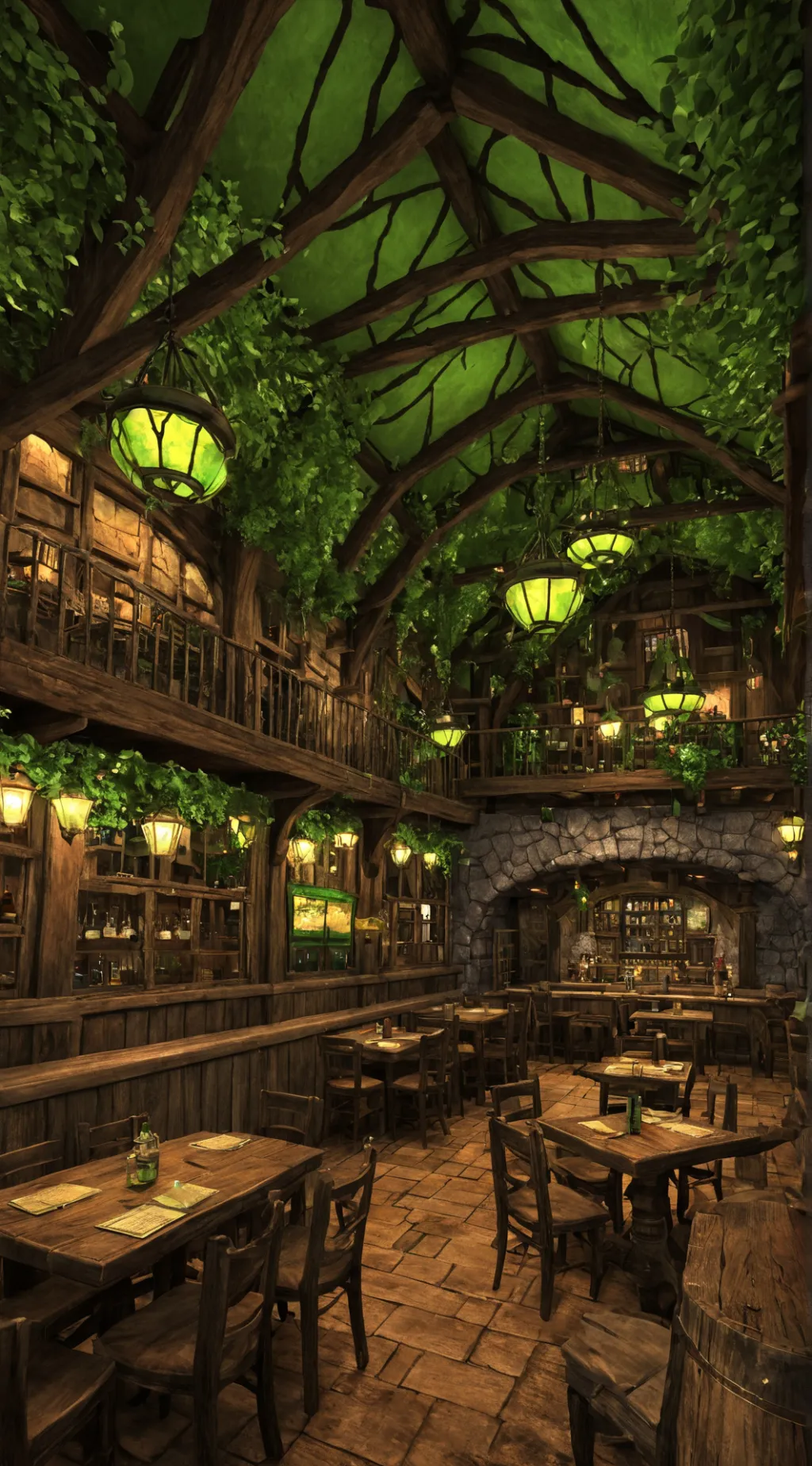 ai character: Fantasy World  background