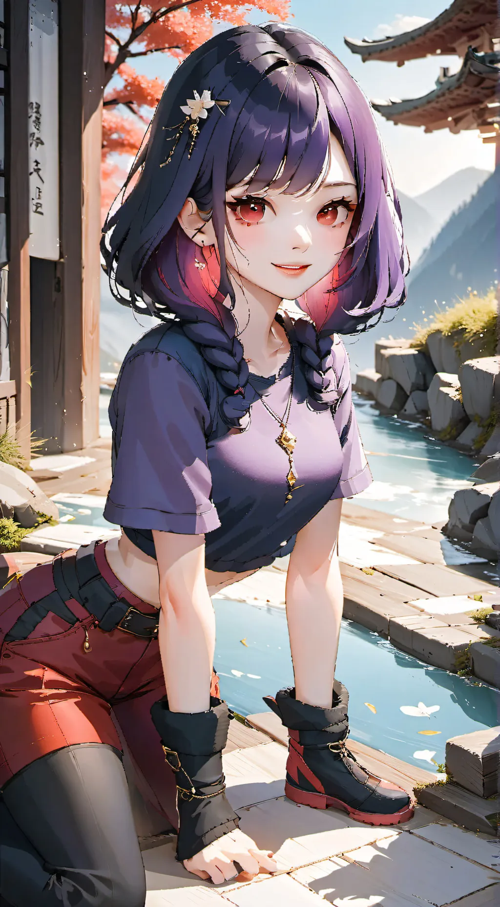 ai character: Yumi  background