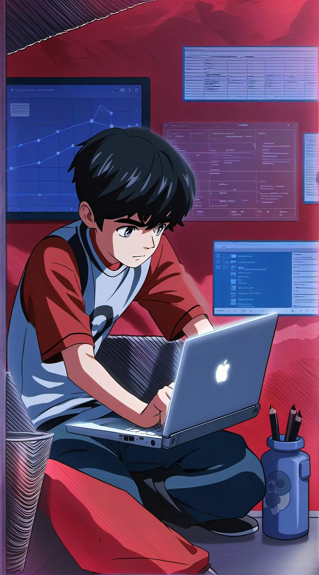 ai character: Mike background