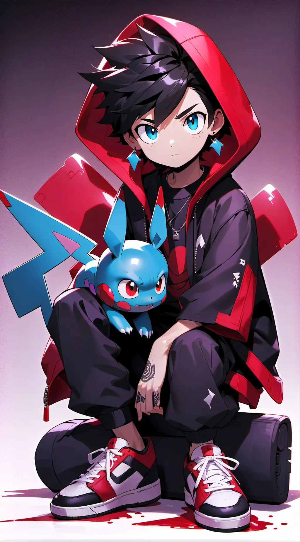 ai character: Pokémon background