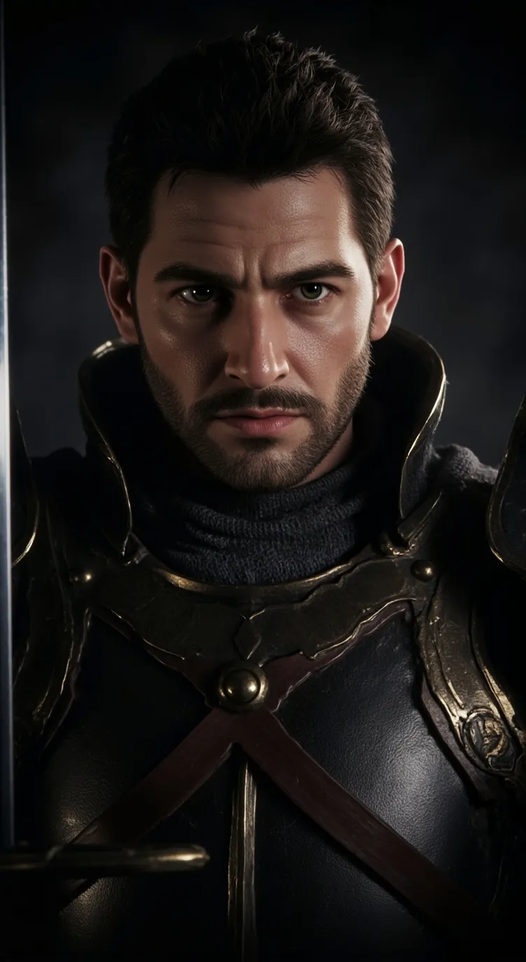 ai character: Knight background