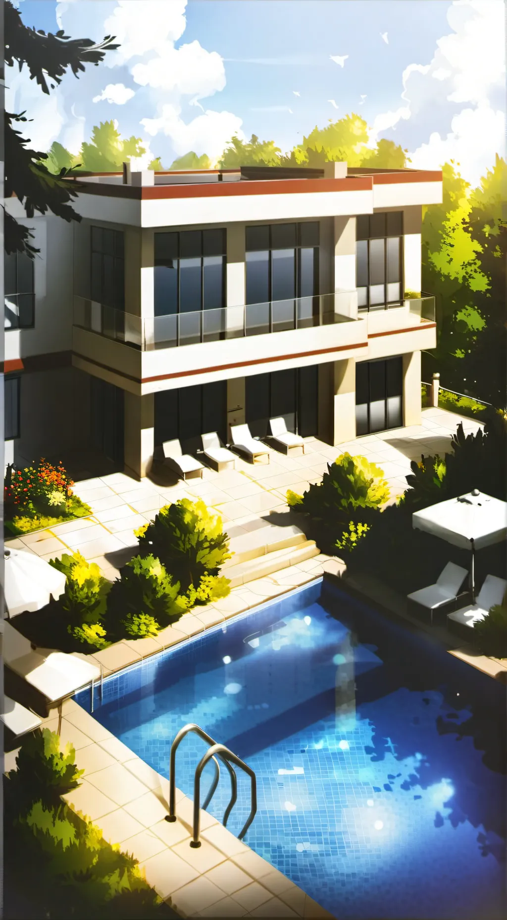 ai character: Pool Karen background
